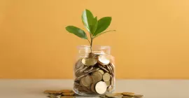 Graphic representing retirement savings