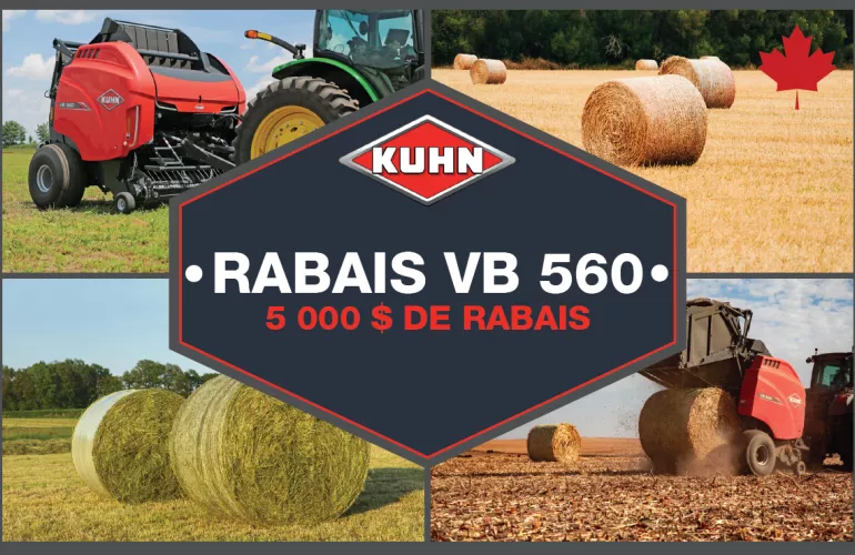KUHN VB 560 Deal Days round baler coupon savings program