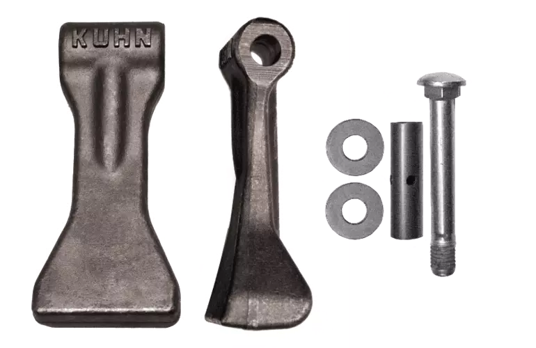 une vue en gros plan du marteau redessiné