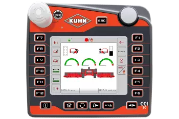 Terminal CCI 50 affichant des renseignements sur une interface tactile et intuitive