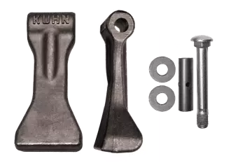 une vue en gros plan du marteau redessiné